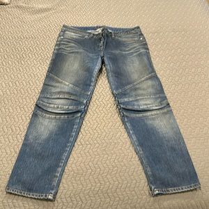 Balmain motto capri jeans